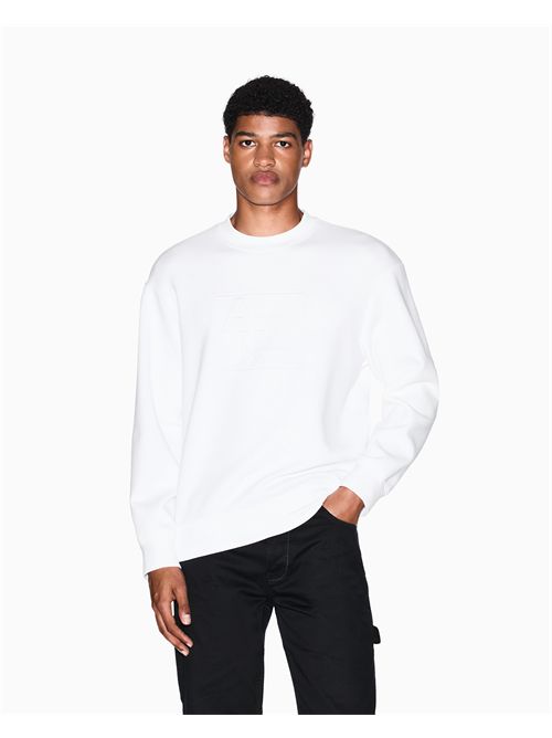 Felpa con logo in rilievo ARMANI EXCHANGE | XM001371AF13047/U0009